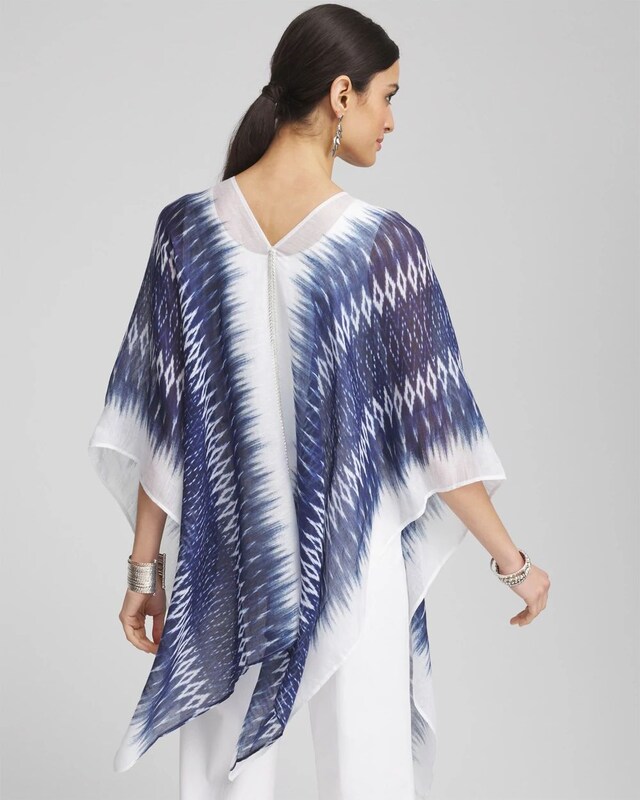 Long Embellished Linen Kaftan - image 3